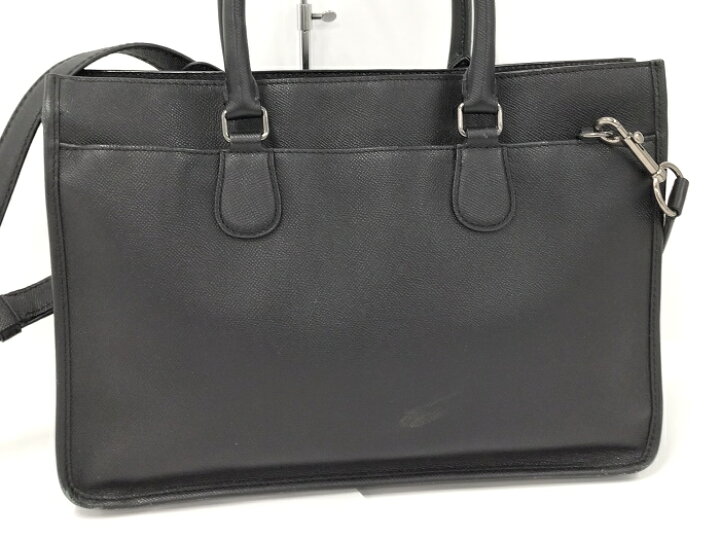 楽天市場】COACH 2WAY ショルダーバッグ ロゴ レザー ブラック 71473 
