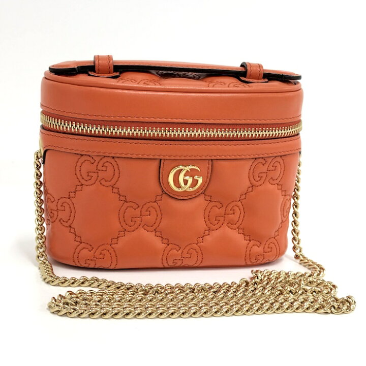 楽天市場】GUCCI チェーンショルダーバッグ GGマトラッセ ミニ トップ 