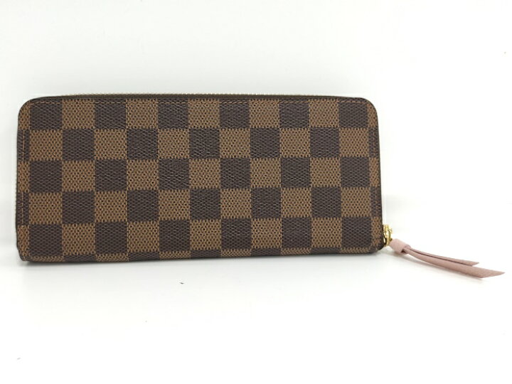 楽天市場】LOUIS VUITTON ラウンドファスナー長財布 ダミエ  