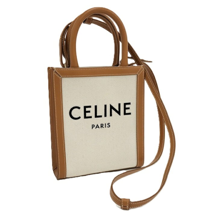 楽天市場】CELINE バーティカルカバ 2WAYショルダーバッグ キャンバス 
