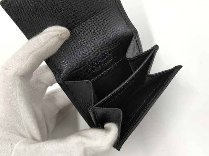 楽天市場】PRADA コインケース サフィアーノ レザー ブラック 2MM287 