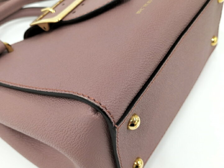 楽天市場】BURBERRY 2WAYハンドバッグ レザー ピンク系 4033787【中古 
