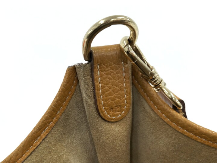 楽天市場】HERMES ショルダーバッグ エヴリン 1 GM トゴ アプリコット 