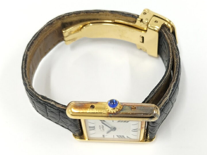 楽天市場】Cartier マストタンク ヴェルメイユ レディース腕時計  