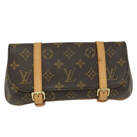 LOUIS VUITTON ポシェット マレル ハンドバッグ モノグラム ブラウン M51159【中古】