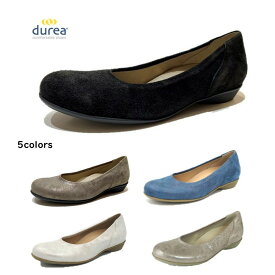 ドュレア (durea) レディース 靴 スリッポン バレーシューズ 品番 5638 幅 1E (Eウィズ スリム)