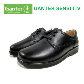 ガンター（Ganter) レディース 靴 オーソペディックシューズ 定番205701 ウィズK色 ブラック 幅広 5E レースアップ 外反母趾 関節リウマチ 糖尿病 巻爪ドイツ最高級コンフォートシューズ