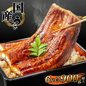 うなぎ 国産 鰻 蒲焼き 6尾 900g 以上 タレ 山椒付き | 鰻 ウナギ 蒲焼き 土用の丑の日 ギフト 誕生日 母の日 父の日 【1〜3週間程度で発送】うなぎ復活プロジェクト 小分け 年内発送 鰻楽 送料無料