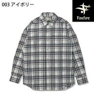フォックスファイヤー 5112529・TSラフチェックシャツ(Men's)/TS Rough Check Shirt【40%OFF】【吸汗速乾…