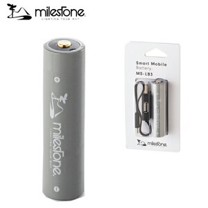 (e)�}�C���X�g�[�� MS-LB3�E�X�}�[�g�o�b�e���[(milestone Smart Mobile Battery)�y�g���C�������j���O�z�y�g���b�L���O�z�y�t�@�X�g�p�b�L���O�z�y�L�����v�z�y�w�b�h���C�g�z�y�w�b�h���C�g�o�b�e