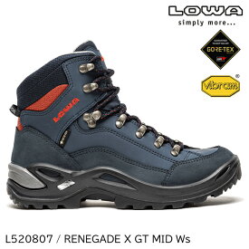 (S)ローバー / L520807 / レネゲードX GTミッドウィメンズ(LOWA RENEGADE X GT MID W'S)【登山靴】【トレッキングシューズ】【シューズ館】【ウィメンズ】【レディース】【女性用】