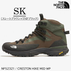 (S)ノースフェイス / NF52321 / クレストンハイクミッドウォータープルーフ(THE NORTH FACE Creston Hike Mid WP)【登山靴】【トレッキングシューズ】【ハイキングシューズ】【防水】【シューズ館】