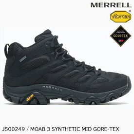 (S)メレル / J500249 / モアブ3シンセティックミッドゴアテックスメンズ(MERRELL MOAB 3 SYNTHETIC MID GORE-TEX M'S)【登山靴】【トレッキングシューズ】【ハイキングシューズ】【シューズ館】