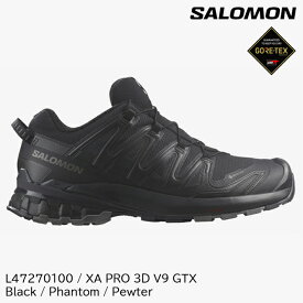 (S)サロモン / L47270100 / XAプロ3D V9 GTXメンズ(Salomon XA PRO 3D V9 GTX)【ハイキングシューズ】【トレイルランニングシューズ】【トレランシューズ】【防水】【ゴアテックス】【GORE-TEX】【シューズ館】