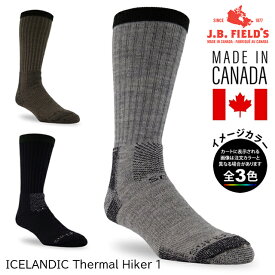 (S)J.B.FIELD'S / ICELANDIC Thermal Hiker 1(#4557 / #4957 JBフィールズ・アイスランディック・サーマルハイカー1)【ソックス】【靴下】【厚手】【ユニセックス】【冬山登山】【雪山登山】【トレッキング】【シューズ館】【メリノウール祭】