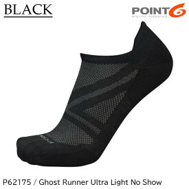 (S)Point6 / 11-2175 / GHOST RUNNER ULTRA LIGHT NO SHOW(ポイント6 / P62175 / ゴーストランナーウルトラライトノーショウ)【ソックス】【靴下】【ノークッション】【トレイルランニング】【トレラン】【ウルトラマラソン】【シューズ館】