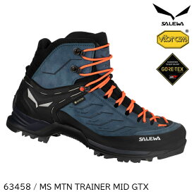 (S)サレワ / 63458 / メンズマウンテントレーナーミッドゴアテックス(SALEWA MS MTN TRAINER MID GTX)【登山靴】【トレッキングシューズ】【シューズ館】