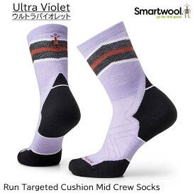 (S)スマートウール / SW001677 / ウィメンズランターゲットクッションミッドクルー(Smartwool W's Run Targeted Cushion Mid Crew)【ソックス】【靴下】【薄手】【シューズ館】【レディース】【女性用】