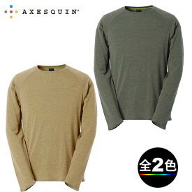 (T)アクシーズクイン 011048・メリノウール LS T/Merino Wool LS Tee【30％OFF】【登山】【トレッキング】【キャンプ】【メリノウール】【ミッドレイヤー】【ウエア館】