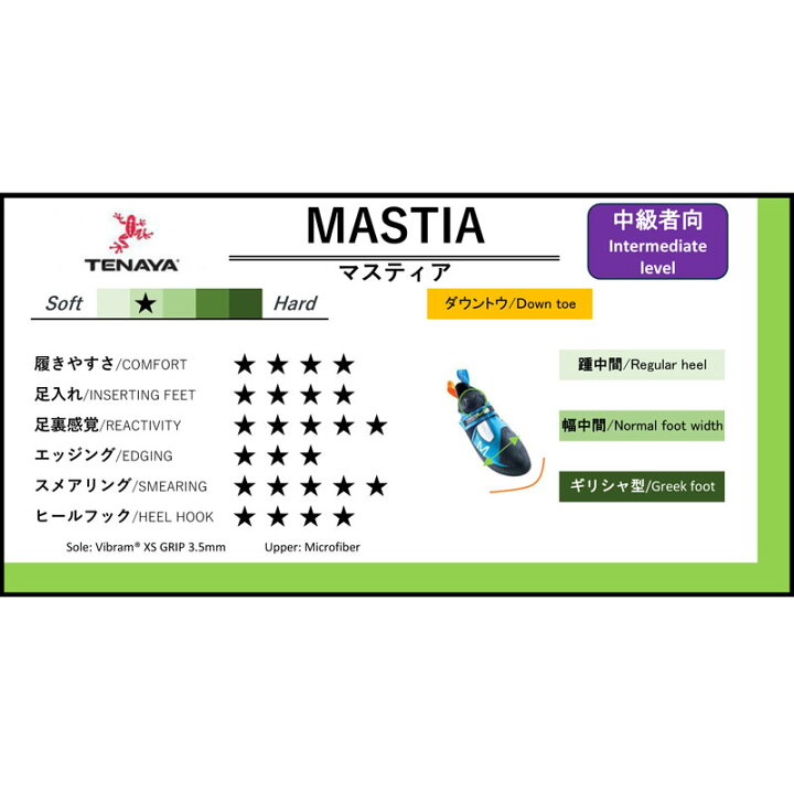 楽天市場】(C)TENAYA テナヤ マスティア T40010 【クライミング  