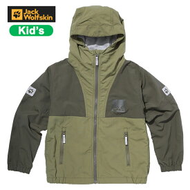 ジャックウルフスキン 5027651_5107・JP CLASSIC VERSA JKT K(Light Moss)【36%OFF】【子供用】【ジュニア】【キッズ】【ウインドブレーカー】【ジャケット】【登山】【トレッキング】【キャンプ】【旅行】【トラベル】【アウトドア】【即納】【自社倉庫保管品】