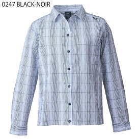 現品特価(Q)・ミレー MIV02022・ワシ+ チェック クイックドライ シャツ ロングスリーブ/WASHI+ Check QD Shirt LS W【34%OFF】【登山】【キャンプ】【トレッキング】【ハイキング】【長袖シャツ】【速乾シャツ】【薄手シャツ】【ウィメンズ】【レディース】【女性用】