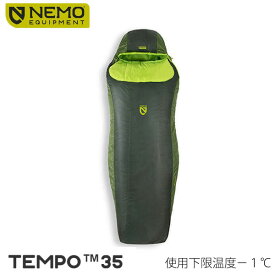 ニーモ NM-TMP-M35・テンポ35【30%OFF】【NEMO】【TEMPO】【登山】【キャンプ】【シュラフ】【寝袋】【化繊中綿】【イワタニ・プリムス】