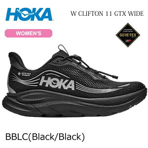 (S)�z�J(�z�J�I�l�I�l)1177543-BBLC �E�B�����Y �N���t�g��11 GTX ���C�h/HOKA (oneone) Women's CLIFTON 11 GTX WIDE(Black/Black)�y�S�A�e�b�N�X�z�y�h���z�y���[�h�����j���O�V���[�Y�z�y���f�B�[�X�z�y�����p