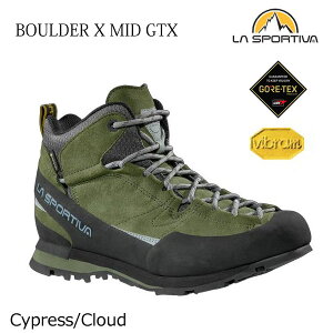 (S)�X�|���e�B�o ZFAS054E47G07�E�{���_�[X�~�b�hGTX/LA SPORTIVA BOULDER X MID GTX(Cypress/Cloud)�y�A�v���[�`�V���[�Y�z�y�V���[�Y�فz�y3�z