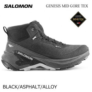 (S)�T������ L45409100�E�W�F�l�V�X�~�b�h GTX/GENESIS MID GTX(BLACK/ASPHALT/ALLOY)�ySALOMON�z�y�g���b�L���O�V���[�Y�z�y�n�C�L���O�V���[�Y�z�y5�z