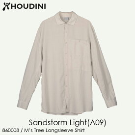 (T)HOUDINI (フーディニ) 860008・M’s Tree Longsleeve Shirt(メンズツリーロングスリーブシャツ) 【長袖シャツ】【速乾】【登山】【アウトドア】【ウエア館】