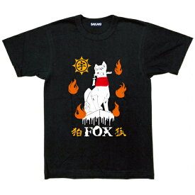 SAKAKI 狛狐 国産Tシャツ