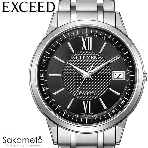 国内正規品 CITIZEN シチズン EXCEED エクシード 薄型 エコ・ドライブ電波時計 ダイレクトフライト 腕時計 ウォッチ 男性 紳士 メンズ【CB1140-61E】
