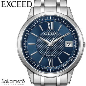 【2024年3月14日発売】国内正規品　CITIZEN シチズン　EXCEED エクシード　薄型　エコ・ドライブ電波時計　ダイレクトフライト　腕時計　ウォッチ　男性　紳士　メンズ【CB1140-61L】