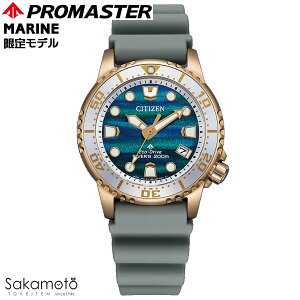 CITIZEN �V�`�Y���@PROMASTER �v���}�X�^�[�@MARINE�@�G�R�E�h���C�u�@200m�����p�h���@�_�C�o�[�@�r���v�@�E�H�b�`�@�����@���f�B�[�X�@���E����3,400�{�yEO2023-00W�z