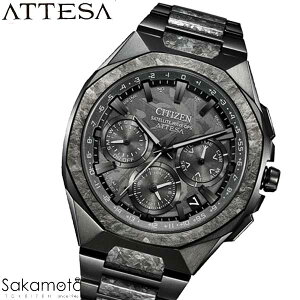 CITIZEN �V�`�Y���@ATTESA �A�e�b�T�@GPS�q���d�g���v ���E����1800�{ �_�u���_�C���N�g�t���C�g ACT Line Black Titanium Series�@CC4107-80H