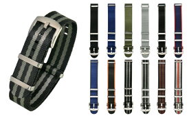 【TYPE NATO LX】腕時計 バンド ストラップ NATO ナイロン　高級素材　ポリアミド素材【ネコポス送料無料】