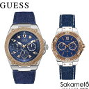 【GUESS】【あす楽】国内正規品GUESSゲス ペアウォッチ【限定デニムペア】二人の絆を確かめ合える腕時計 【カップル】【2本ペア】【ペアウォッチ】【文字刻印...
