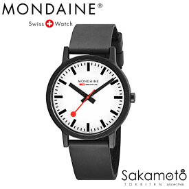 国内正規品【MONDAINE(モンディーン)】【essence(エッセンス)シリーズ】ホワイトダイヤル　41ミリケース　クォーツ　専用ポーチ付き　腕時計 シンプル【MS1.41110.RB】AL