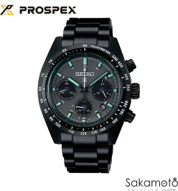 セイコー プロスペックス SBDL103 スピードタイマー ソーラー クロノグラフ メンズ 腕時計 オールブラック SEIKO PROSPEX SPEEDTIMER