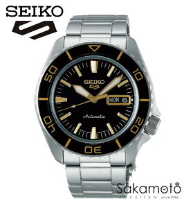 【2024年06月08日発売】セイコー5 スポーツ SEIKO 5 SPORTS 自動巻き メカニカル 流通限定モデル腕時計 セイコーファイブ スポーツ SNZH系デザインSKX シリーズ Sports Suits Style ブラック文字盤【SBSA26