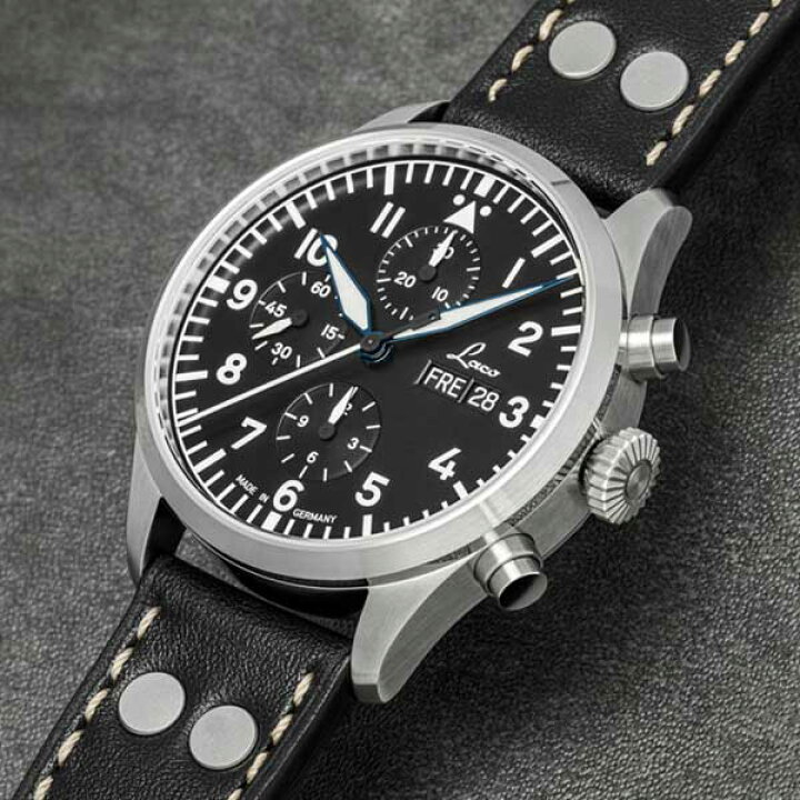 楽天市場】正規品【Laco ラコ】【CHRONOGRAPHS Kiel.2 Schwarz 