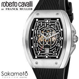国内正規品　roberto cavalli BY FRANCK MULLER　ロベルトカヴァリ バイ フランクミュラー　腕時計　ウォッチ　自動巻き　メンズ　男性　紳士　【RV1G205P1031】