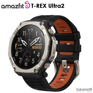 �u2/26�����v���K�i�yAmazfit T-Rex Ultra 2�z�A�}�Y�t�B�b�g�@�e�B�[���b�N�X�E���g��2�@51�~���@�X�}�[�g�E�H�b�`�@GPS�@AI�����A�V�X�^���g�@�T�t�@�C�A�K���X�@ �`�^���������x�[���@AMOLED�@ 