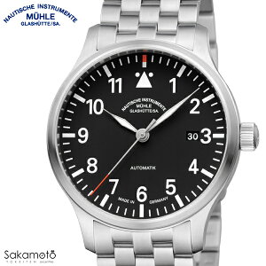 Muhle Glashutte�@�~���[���O���X�q���b�e�@Terrasport�@�e���X�|�[�c�@TerrasportII�@���������@40�~���P�[�X�@�r���v�@�E�H�b�`�@�h�C�c���@�����Y�@�j���@�a�m�@�������K�i�@�yM1-37-44-MB�z