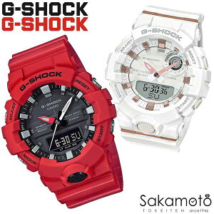 CASIO �J�V�I PairWatch �y�A�E�H�b�` G-SHOCK �v���[���g �M�t�g �J�b�v�� �v�w �L�O�� �a���� �W�[�V���b�N �~�b�h�T�C�Y ���b�h×�z���C�g �ی^ �f�W�A�i �d�r���N�I�[�c �����y�A�P�[�X �yGA-800-4