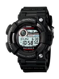 国内正規品G-SHOCK 【MASTER OF G】フロッグマン 電波ソーラー搭載　200m潜水用防水　ダイバーズウォッチ　ブラック　腕時計　メンズ　男性用　ジーショック　デジタル　【GWF-1000-1JF】AL