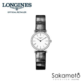 正規品ロンジンlongines　「ラ・グランクラシック」　La rande Classique レディースウォッチ　24ミリケース　薄型　厚さ5ミリ　クォーツ腕時計　ステンレス　革（アリゲーター）革ストラップ　送料無料【L4.341.0.11.2】【L43410112】