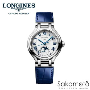 �y�V��z���K�iLONGINES�@�����W���u�v���}���i�v�@PrimaLuna�@���f�B�[�X�@�r���v�@34mm�@���������@���[���t�F�C�Y�@�u���[�@�A���Q�[�^�[�@�X�g���b�v�yL8.126.4.71.2�z�yl81264712�z