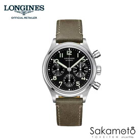 国内正規品LONGINES　ロンジン【The Longines Heritage 1971（ロンジン ヘリテージ 1971)】　パイロットクロノグラフ　アヴィゲーションビッグアイ　自動巻き　41ミリケース　メンズ　腕時計【L2.816.4.53.2】